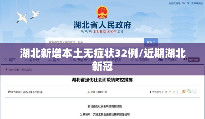 湖北新增本土无症状32例/近期湖北新冠