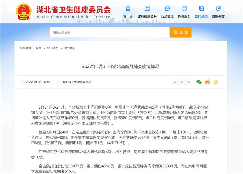 今天全国31个省疫情最新消息/今天全国新冠最新消息