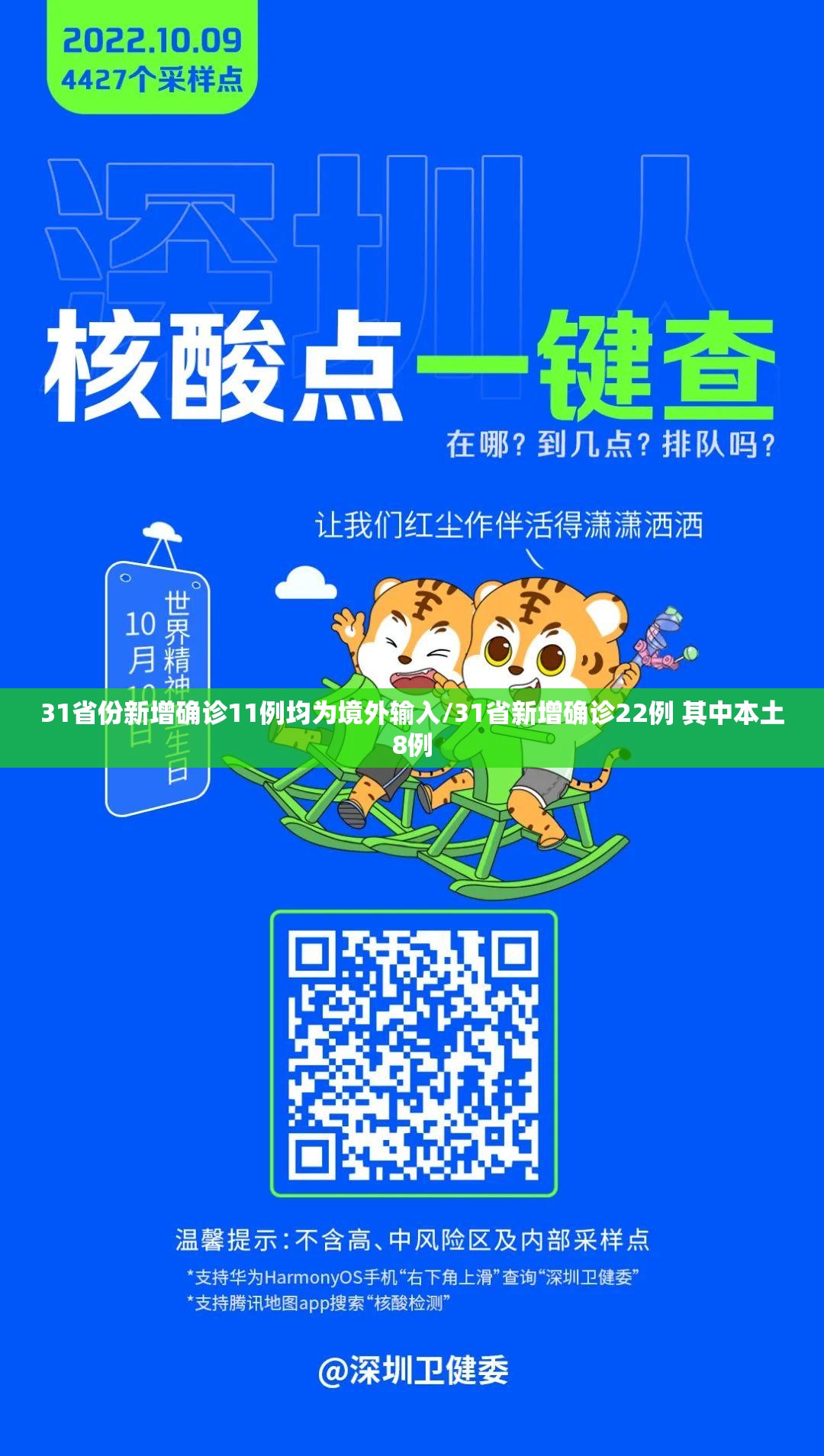 31省份新增确诊11例均为境外输入/31省新增确诊22例 其中本土8例