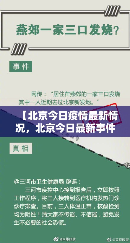 【北京今日疫情最新情况,北京今日最新事件新闻】 【北京今日疫情最新情况,北京今日最新事件新闻】