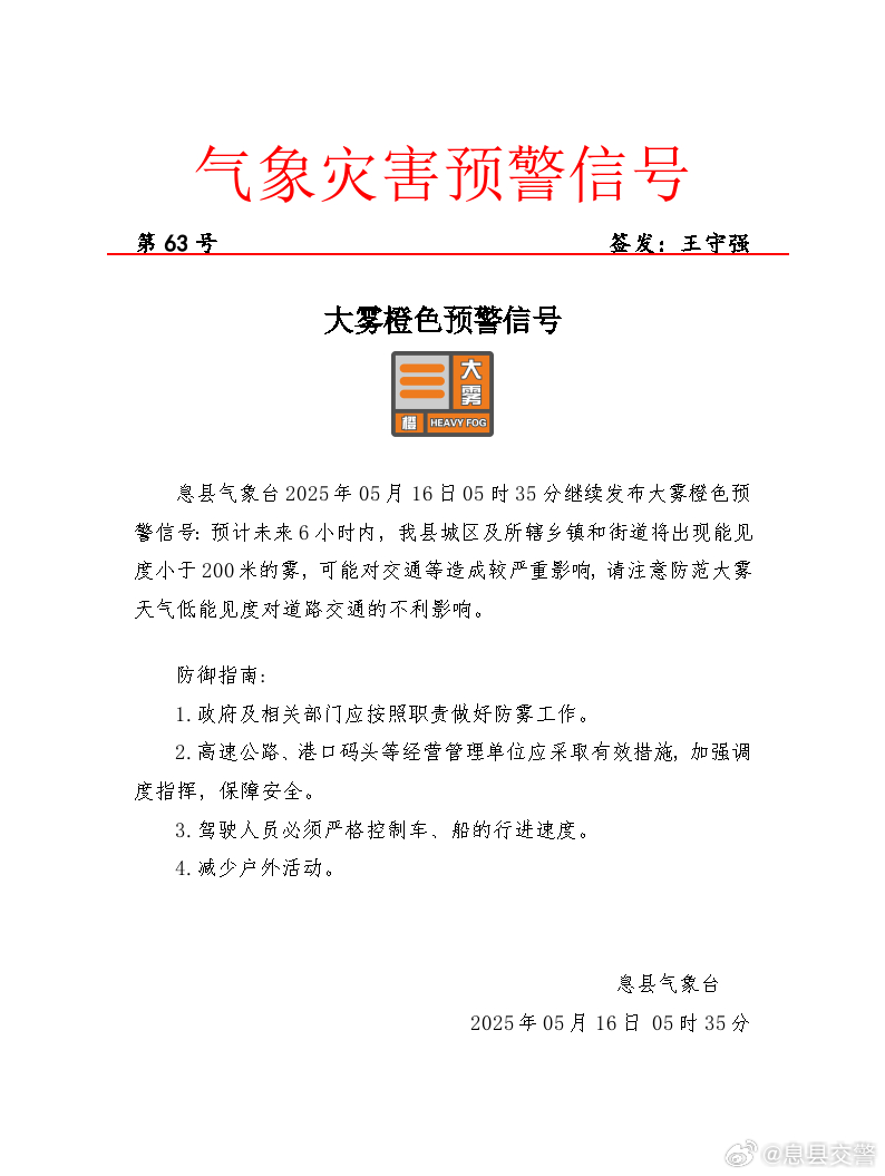 【息县疫情，息县最新天气预警信息】