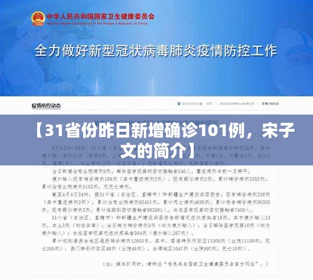 【31省份昨日新增确诊101例，宋子文的简介】