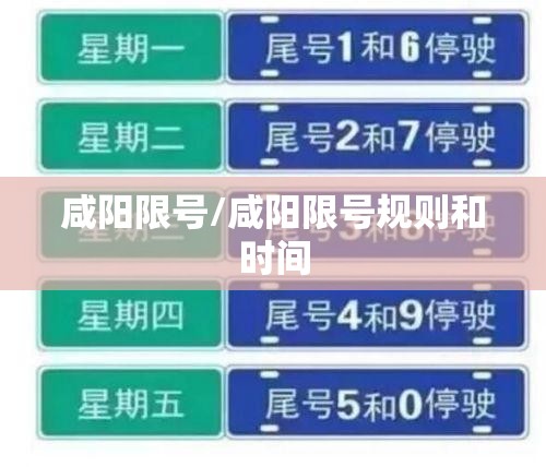 咸阳限号/咸阳限号规则和时间 咸阳限号/咸阳限号规则和时间