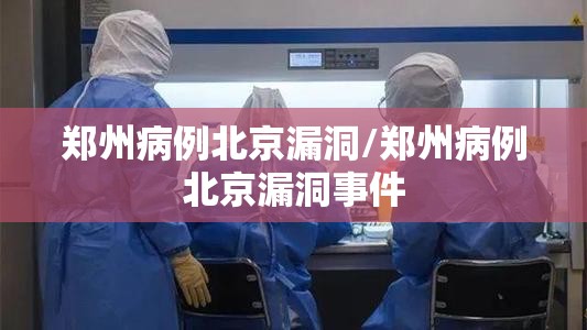 郑州病例北京漏洞/郑州病例北京漏洞事件