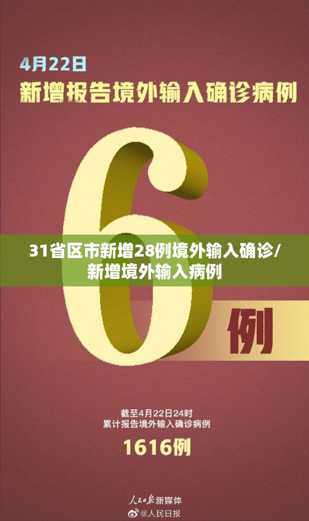 31省区市新增28例境外输入确诊/新增境外输入病例