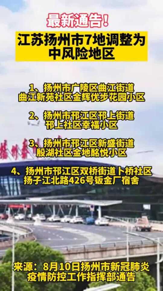 江苏扬州疫情最新消息/江苏最新疫情发布