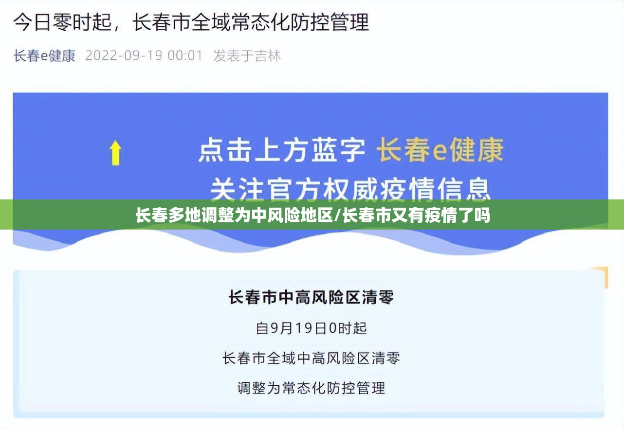 长春多地调整为中风险地区/长春市又有疫情了吗