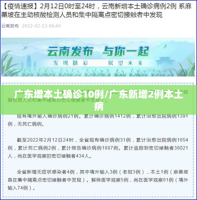 广东增本土确诊10例/广东新增2例本土病