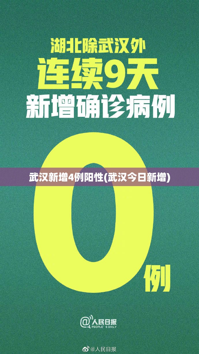 武汉新增4例阳性(武汉今日新增) 武汉新增4例阳性(武汉今日新增)