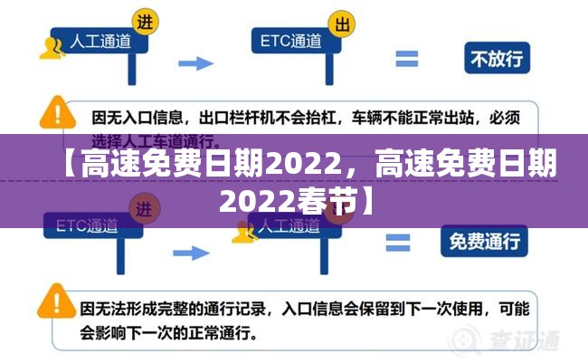 【高速免费日期2022，高速免费日期2022春节】