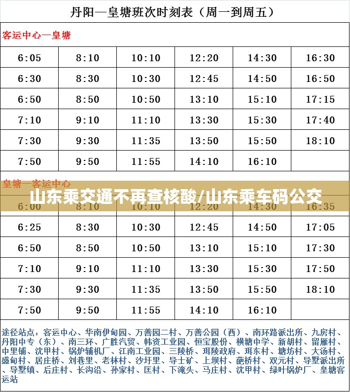 山东乘交通不再查核酸/山东乘车码公交