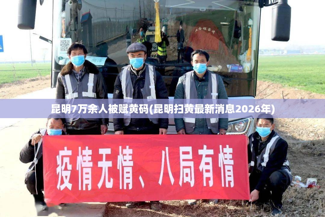 昆明7万余人被赋黄码(昆明扫黄最新消息2026年)