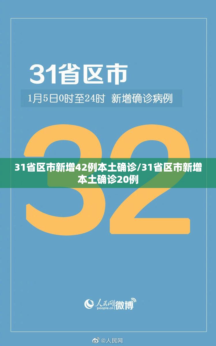 31省区市新增42例本土确诊/31省区市新增本土确诊20例