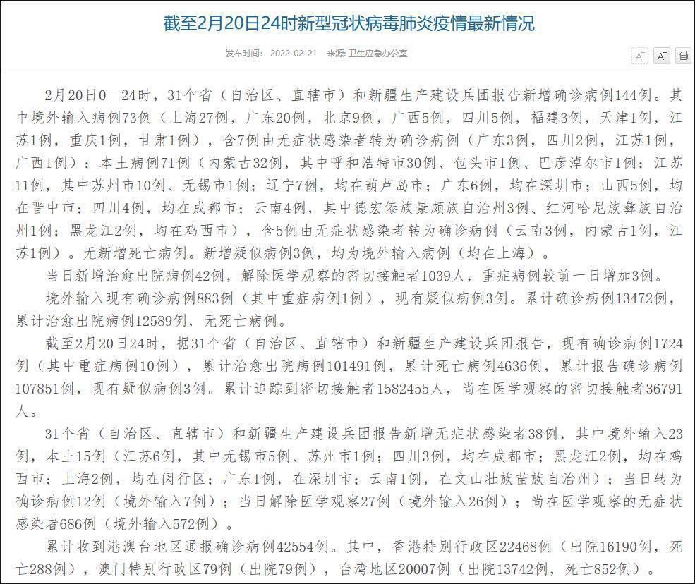 【31省份新增本土确诊71例，31省新增本土确诊28例】