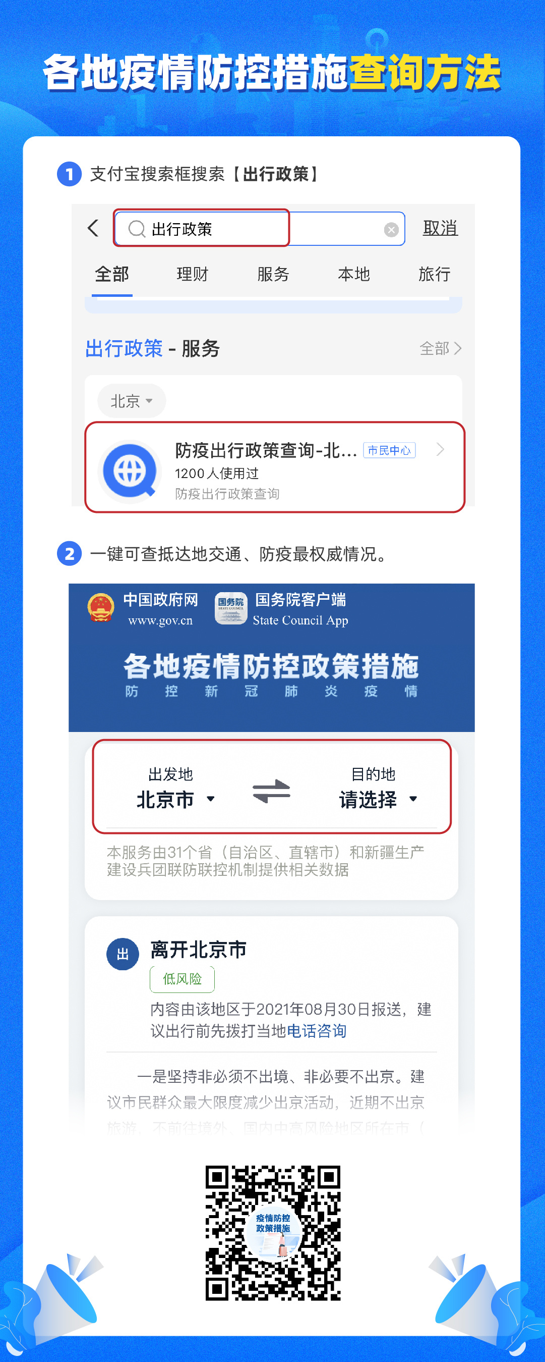 出行政策查询/出行方