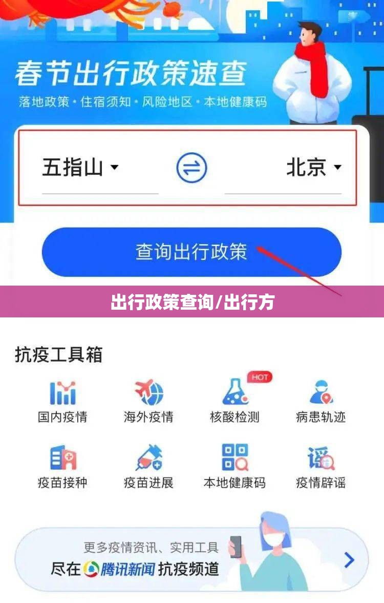 出行政策查询/出行方