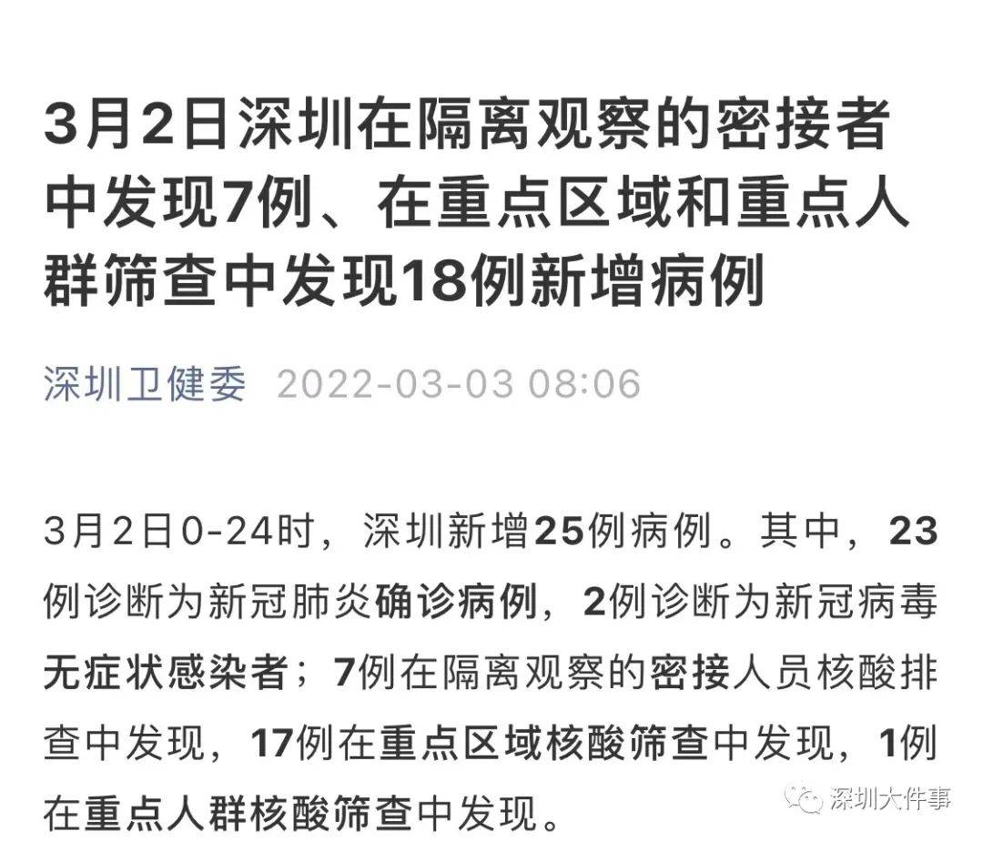 深圳最新消息今天新增病例(深圳最新消息今天新增病例活动轨迹)
