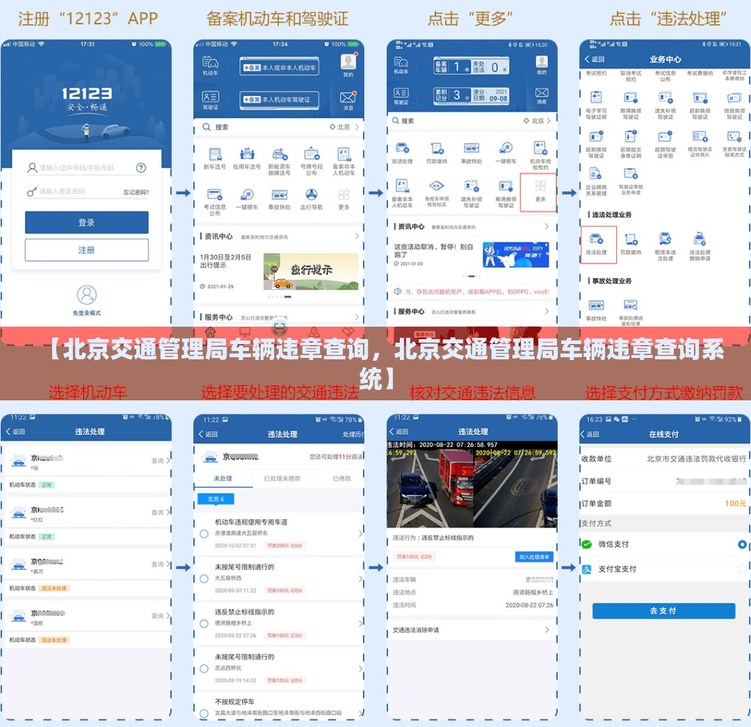 【北京交通管理局车辆违章查询，北京交通管理局车辆违章查询系统】