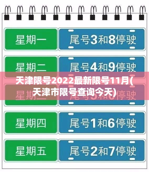 天津限号2022最新限号11月(天津市限号查询今天)