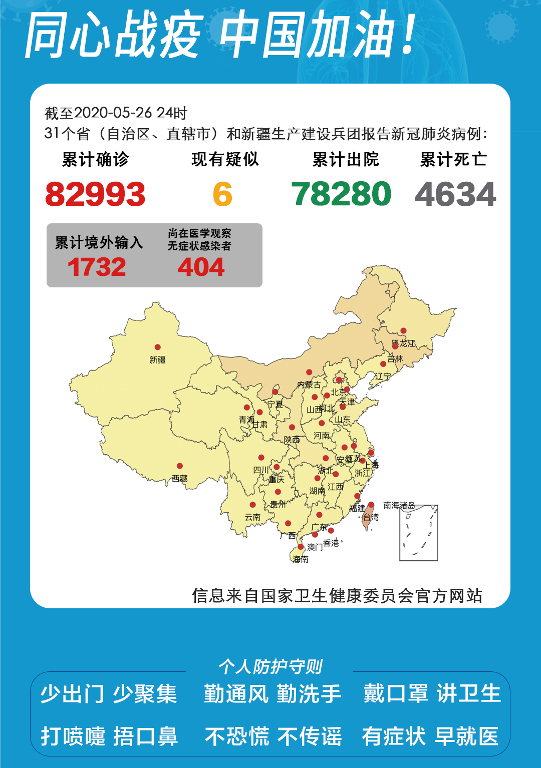 31省区市新增68例(31省新增3049例)