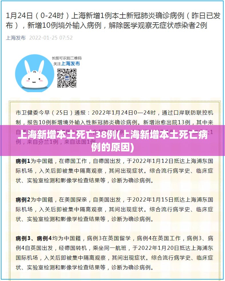 上海新增本土死亡38例(上海新增本土死亡病例的原因)