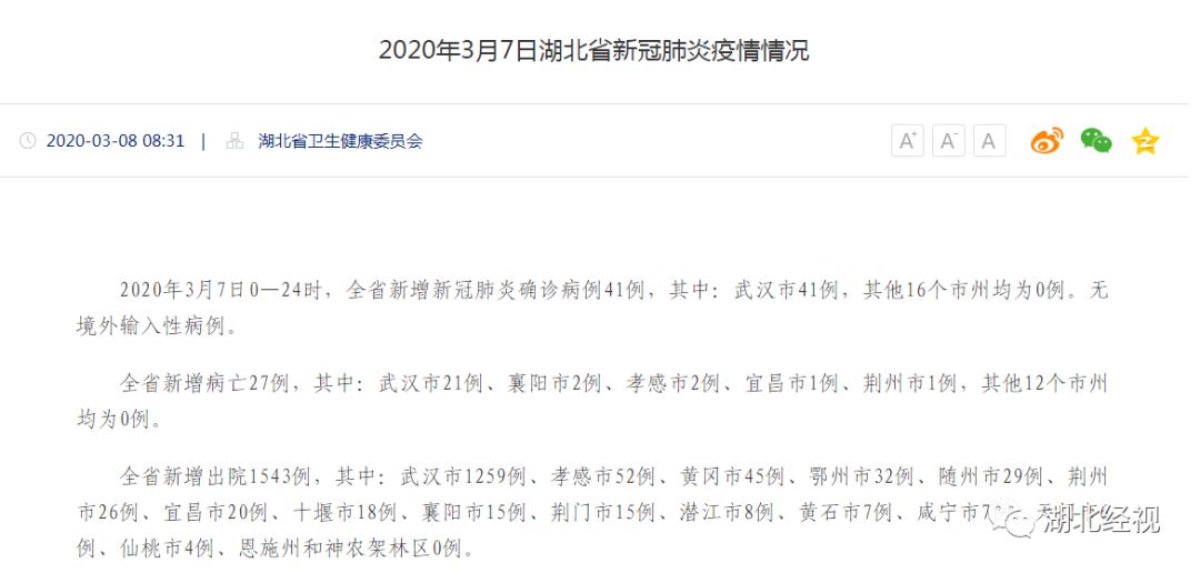 武汉新增确诊
