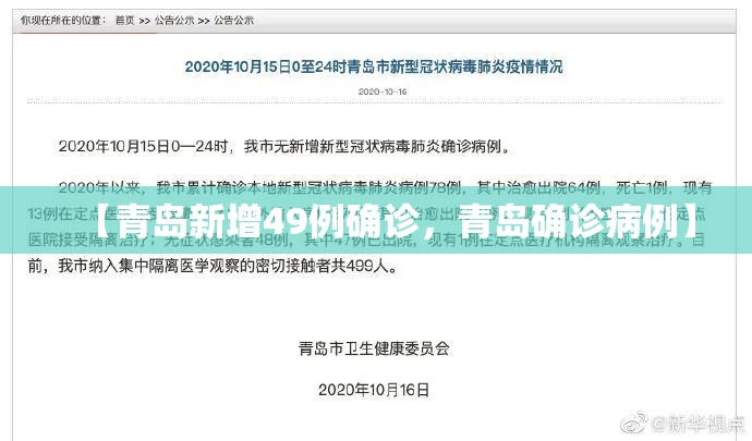 【青岛新增49例确诊，青岛确诊病例】