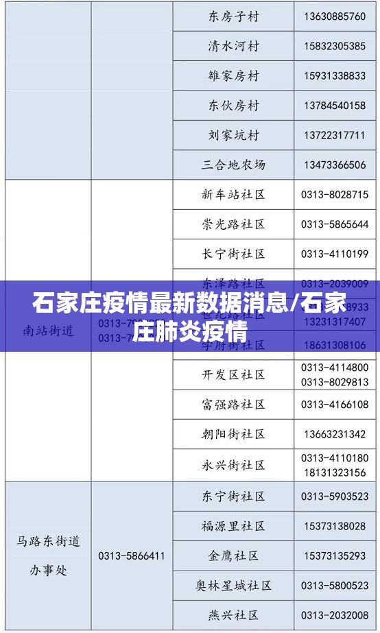 石家庄疫情最新数据消息/石家庄肺炎疫情