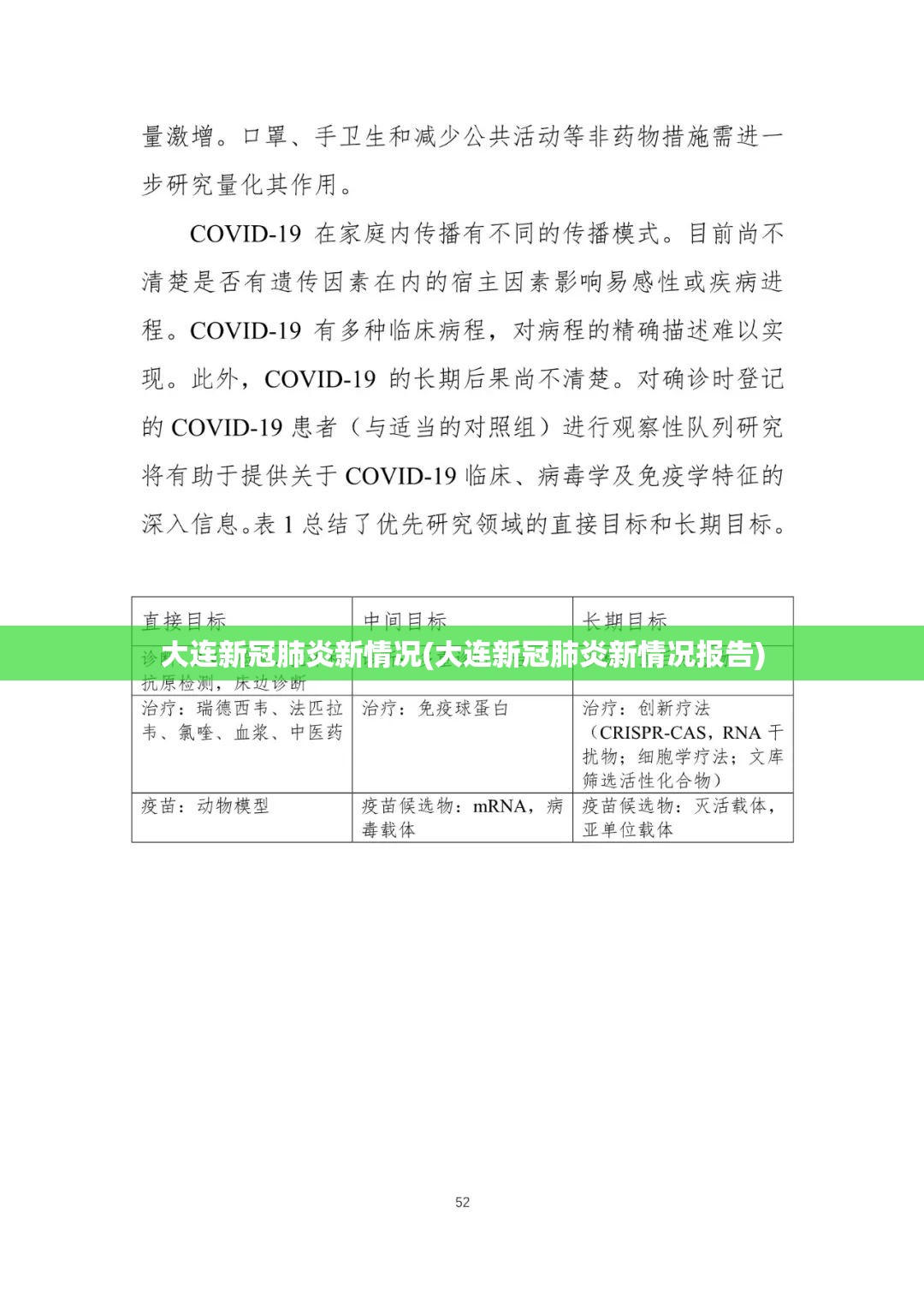 大连新冠肺炎新情况(大连新冠肺炎新情况报告)