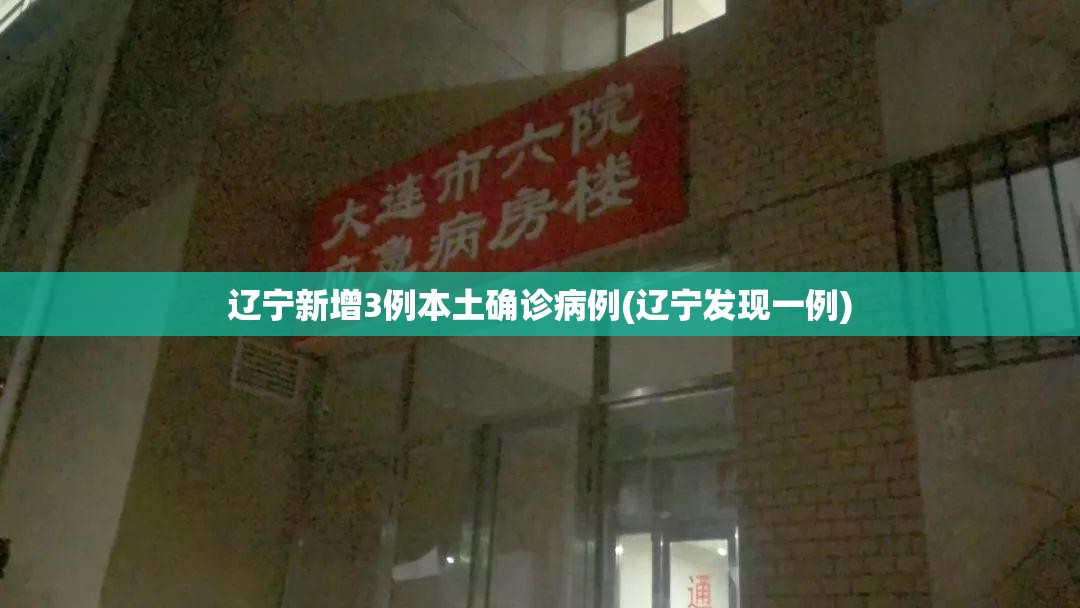 辽宁新增3例本土确诊病例(辽宁发现一例)