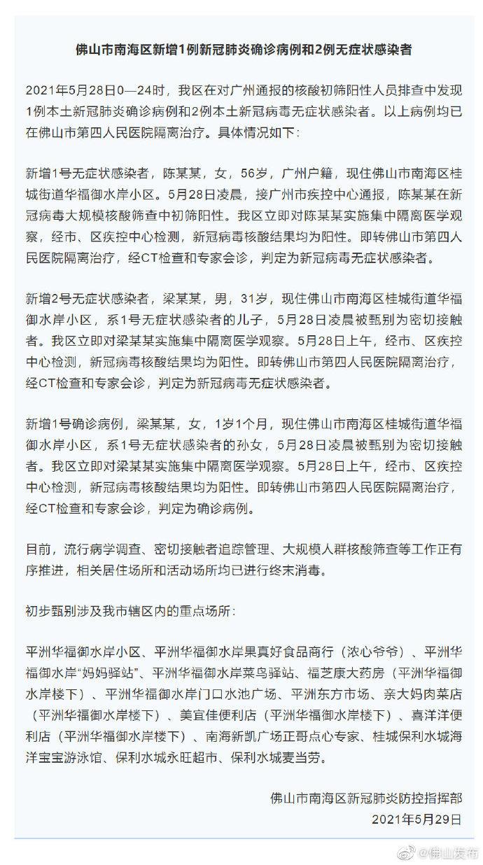 广东新增本土确诊病例5例/广东新增本土确诊病例5例是哪里的