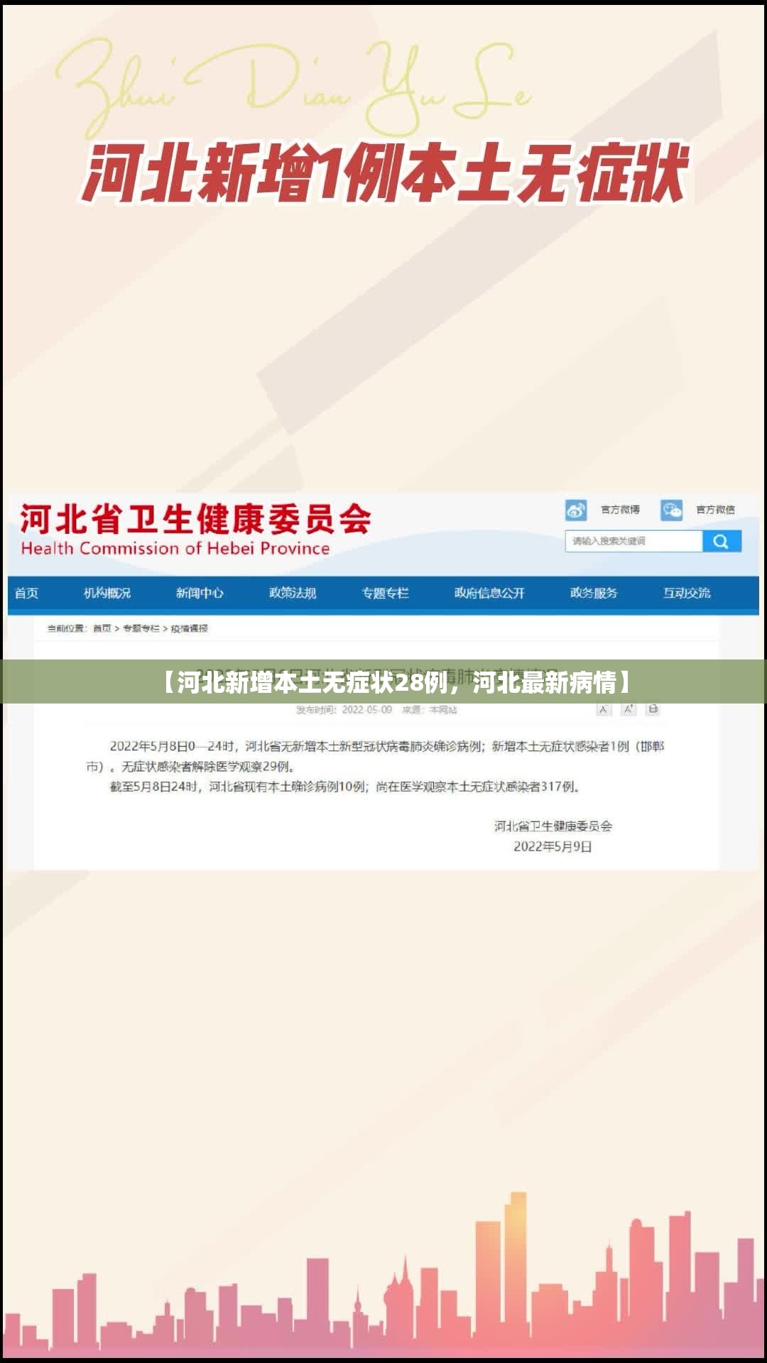 【河北新增本土无症状28例，河北最新病情】