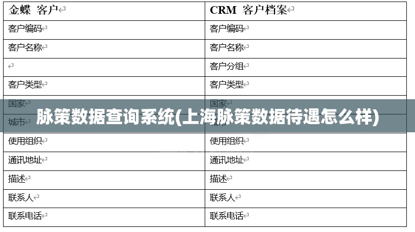脉策数据查询系统(上海脉策数据待遇怎么样)