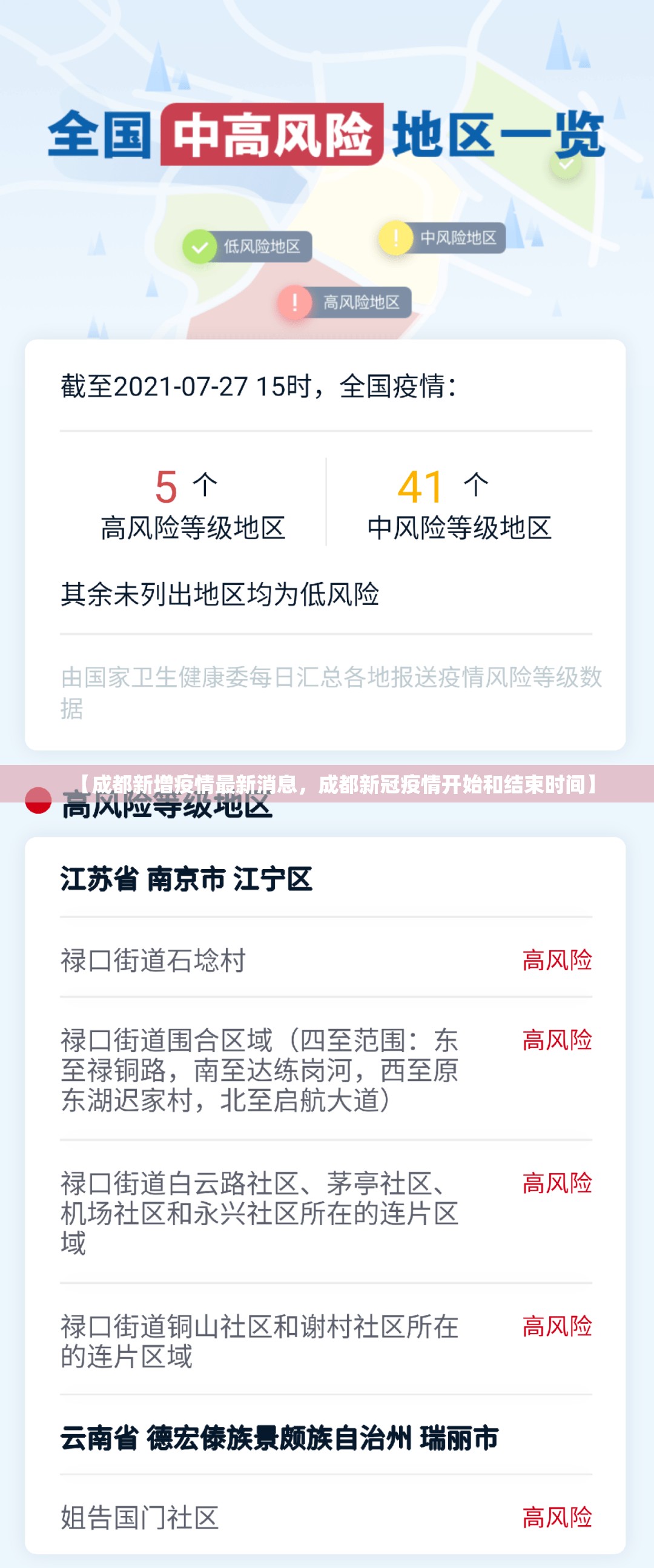 【成都新增疫情最新消息,成都新冠疫情开始和结束时间】 【成都新增疫情最新消息,成都新冠疫情开始和结束时间】