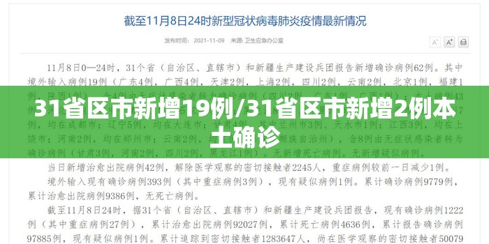 31省区市新增19例/31省区市新增2例本土确诊