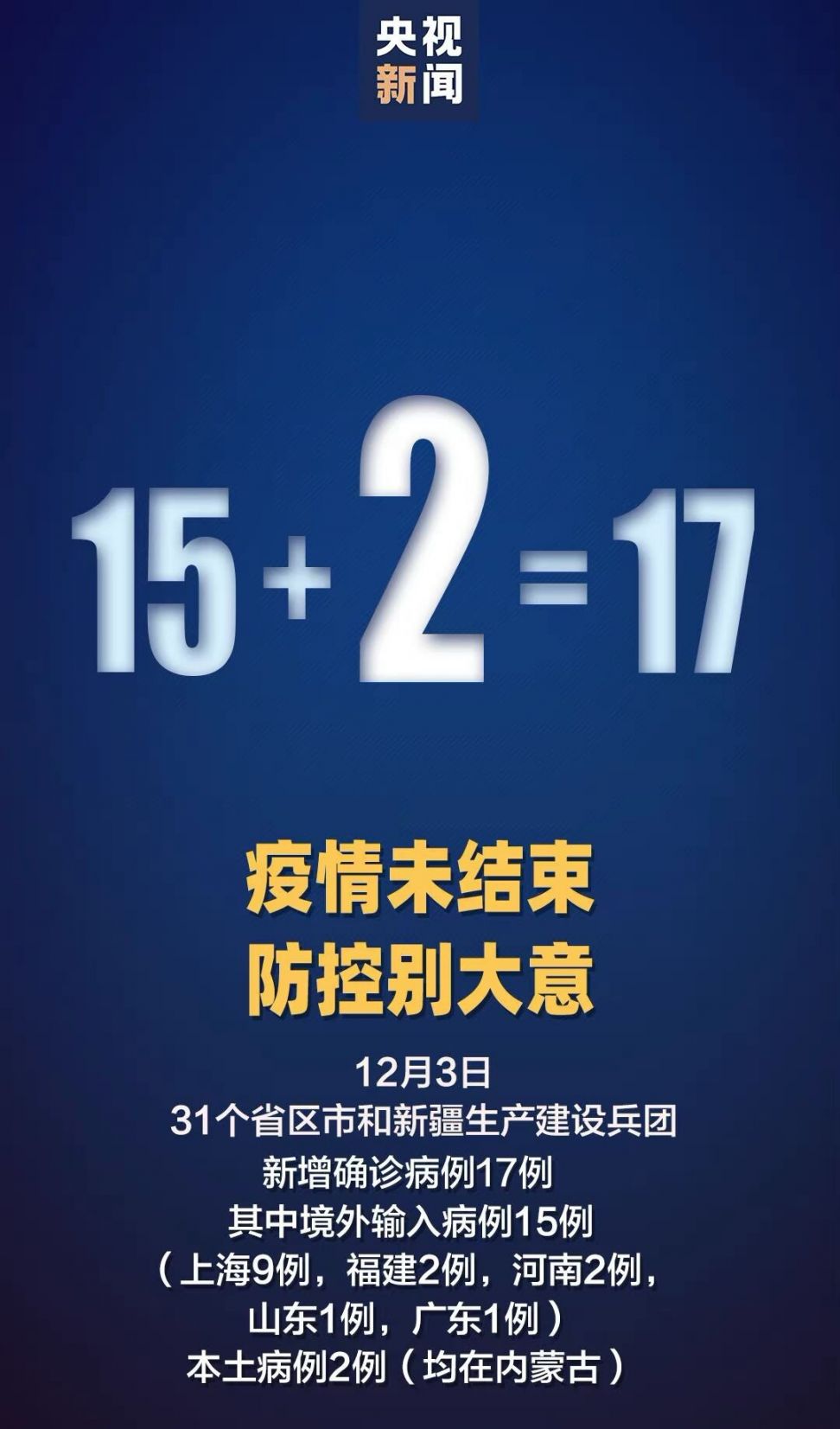 31省区市新增确诊17例