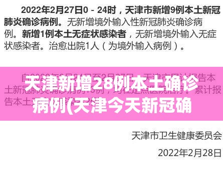 天津新增28例本土确诊病例(天津今天新冠确诊病例)