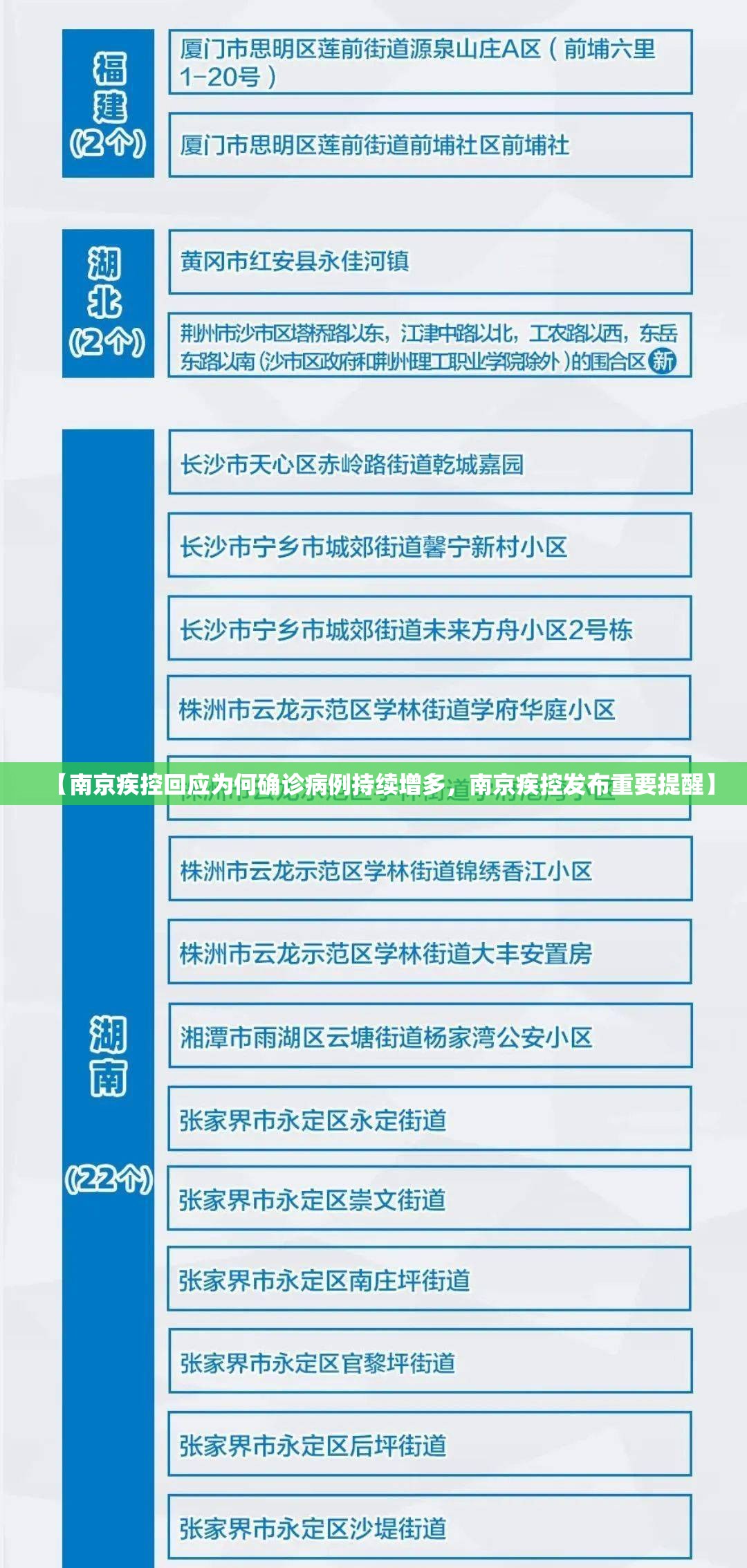 【南京疾控回应为何确诊病例持续增多，南京疾控发布重要提醒】