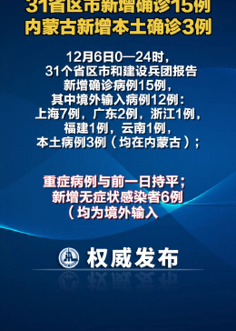 【31省区市新增确诊5例本土3例，31省新增本土确诊10例】
