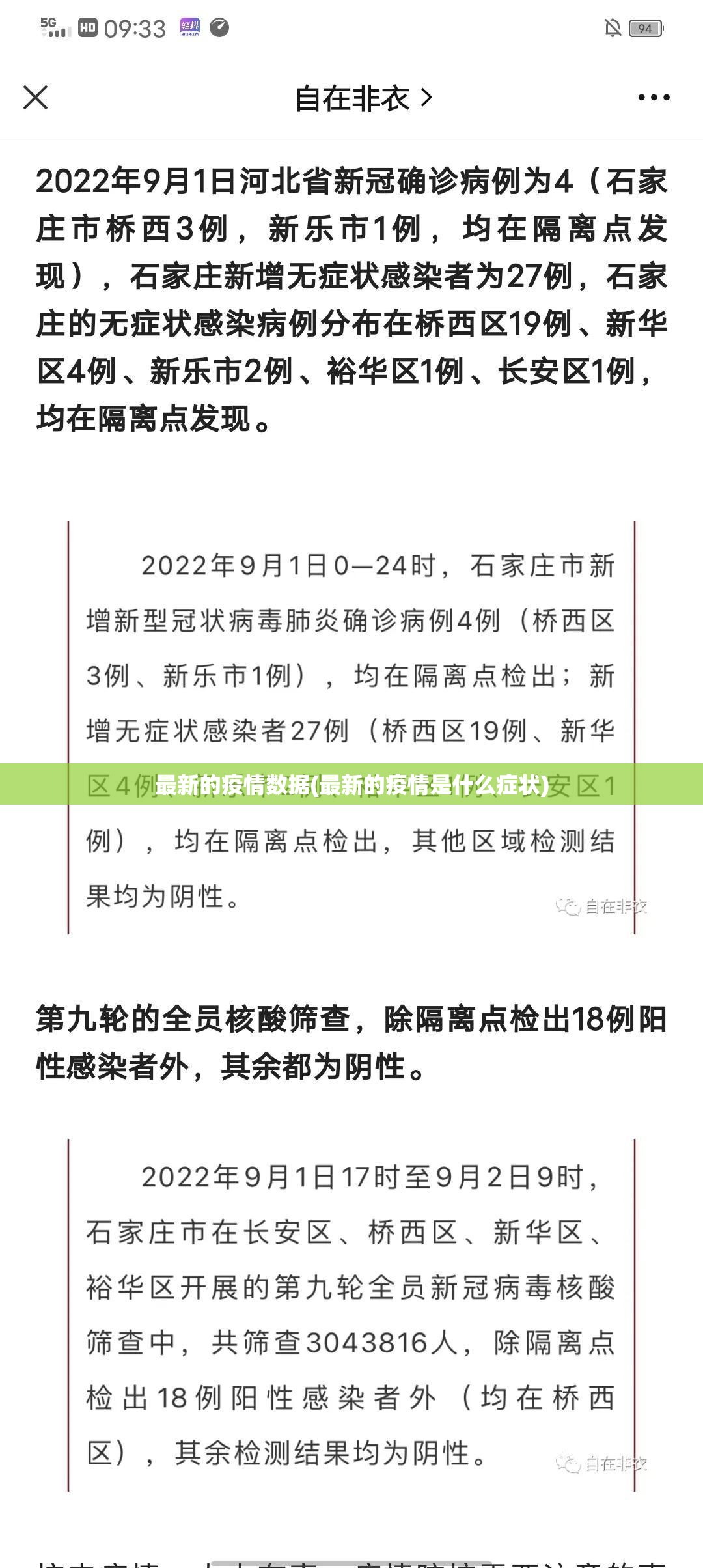 最新的疫情数据(最新的疫情是什么症状)