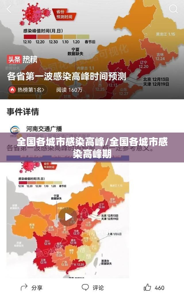 全国各城市感染高峰/全国各城市感染高峰期