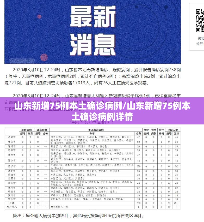 山东新增75例本土确诊病例/山东新增75例本土确诊病例详情