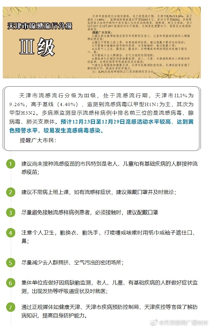 天津最新消息/天津最新消息儿童流感