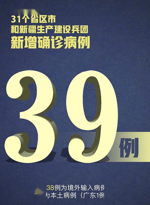 31省份新增确诊19例本土2例在广东/广东新增2例本土病
