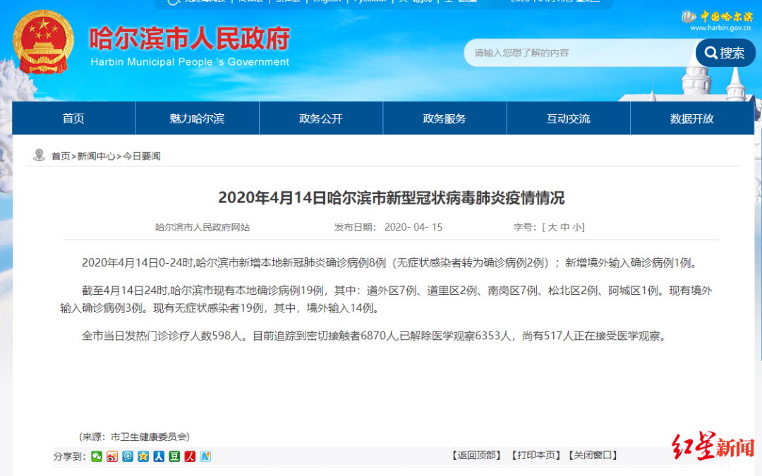 哈尔滨疫情最近消息(哈尔滨疫情是哪一年开始的)
