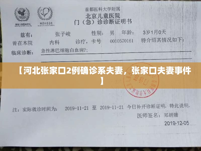 【河北张家口2例确诊系夫妻，张家口夫妻事件】