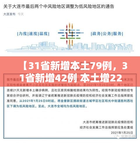 【31省新增本土79例，31省新增42例 本土增22例】