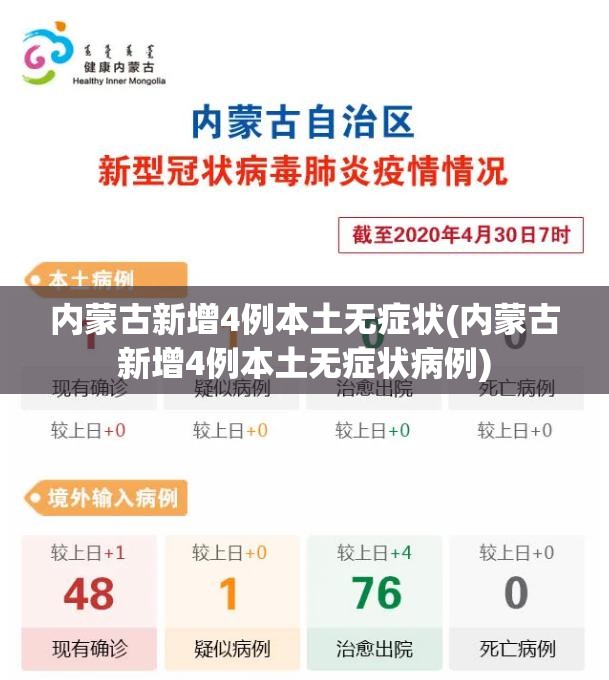 内蒙古新增4例本土无症状(内蒙古新增4例本土无症状病例)