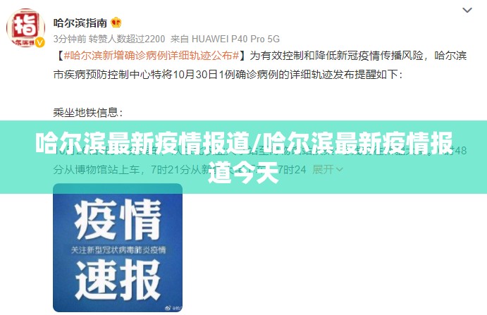 哈尔滨最新疫情报道/哈尔滨最新疫情报道今天