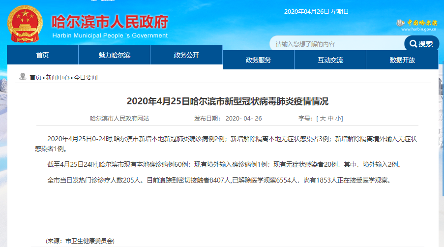 哈尔滨最新疫情报道/哈尔滨最新疫情报道今天